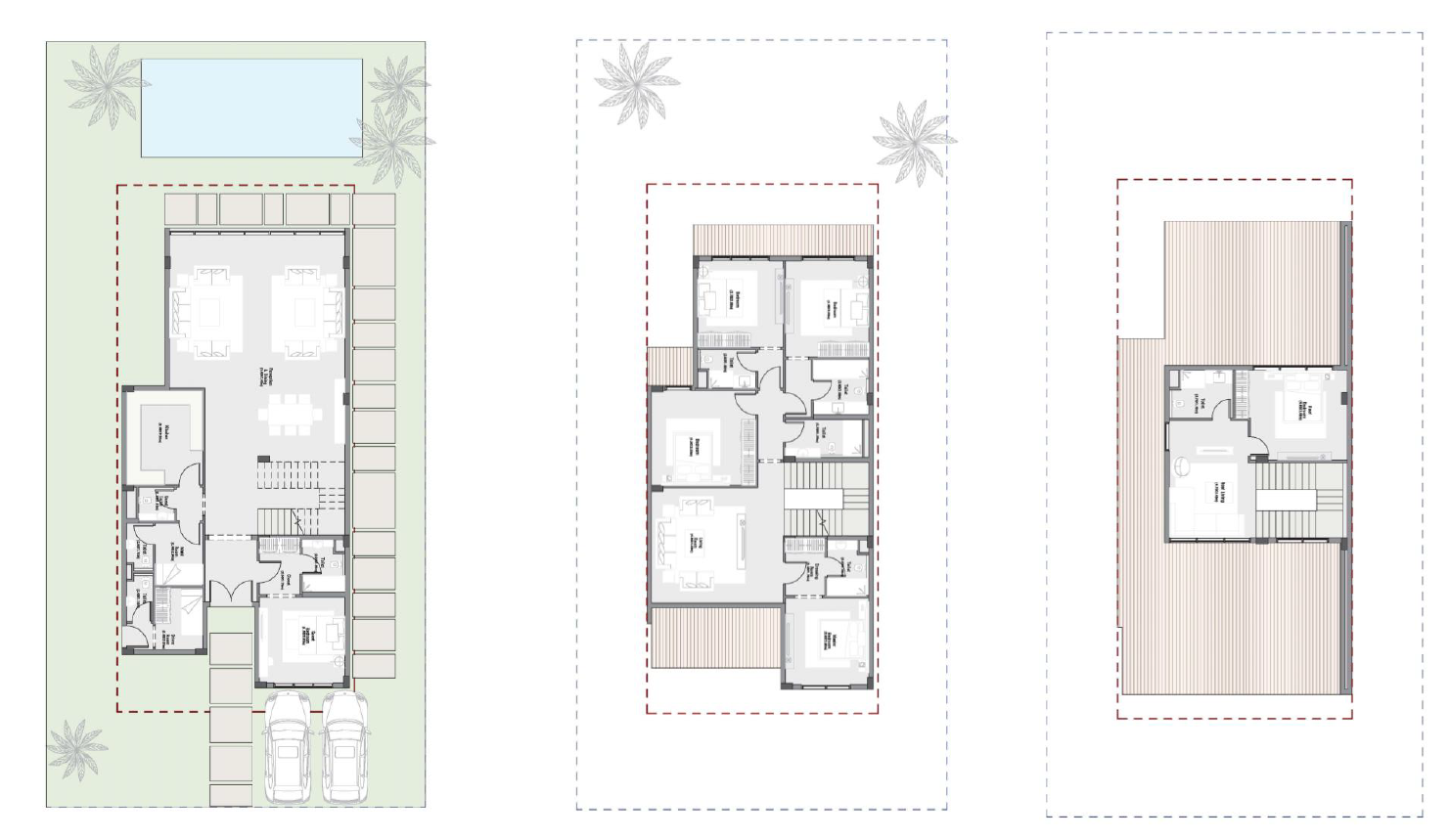 Floor plan for villa at Saada