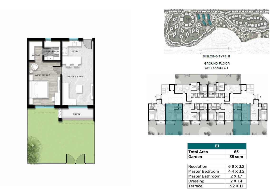 Floor plan for apartment at Kayan