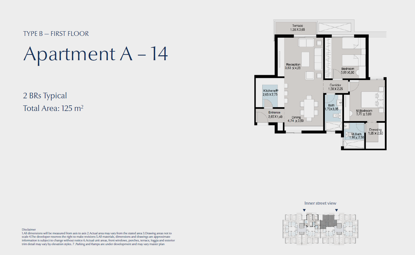 Floor plan for apartment at Bluetree