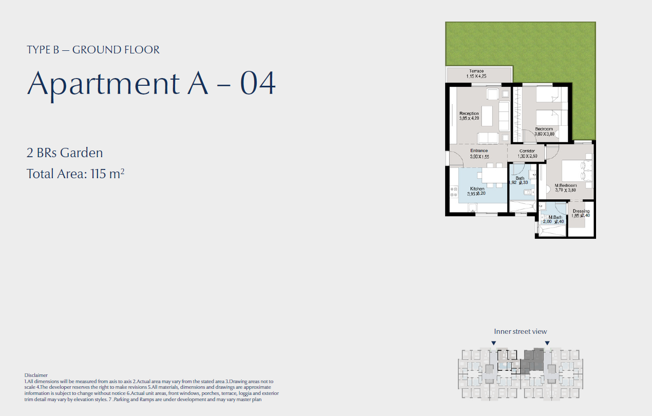 Floor plan for apartment at Bluetree