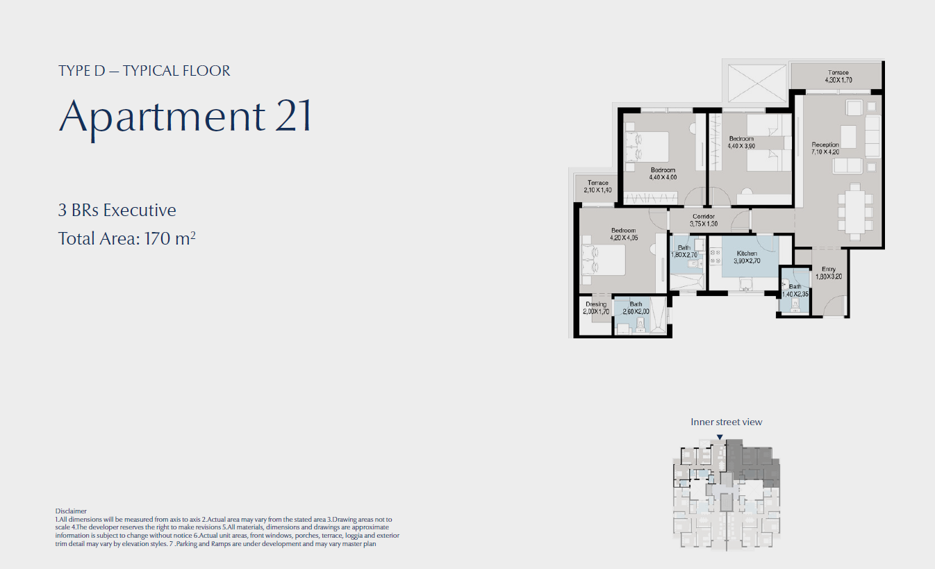 Floor plan for apartment at Bluetree