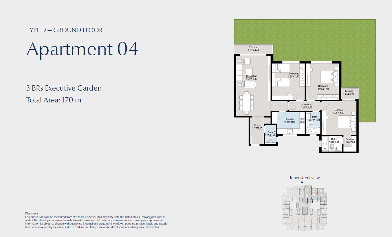 Floor plan for apartment at Bluetree