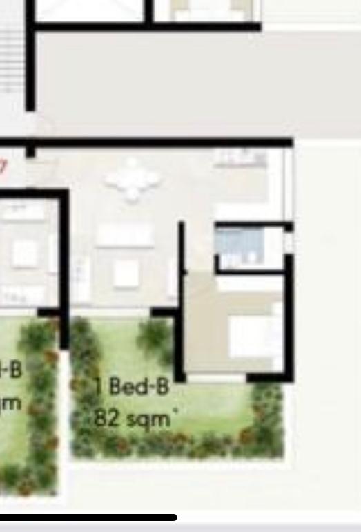 Floor plan for apartment at ZED East