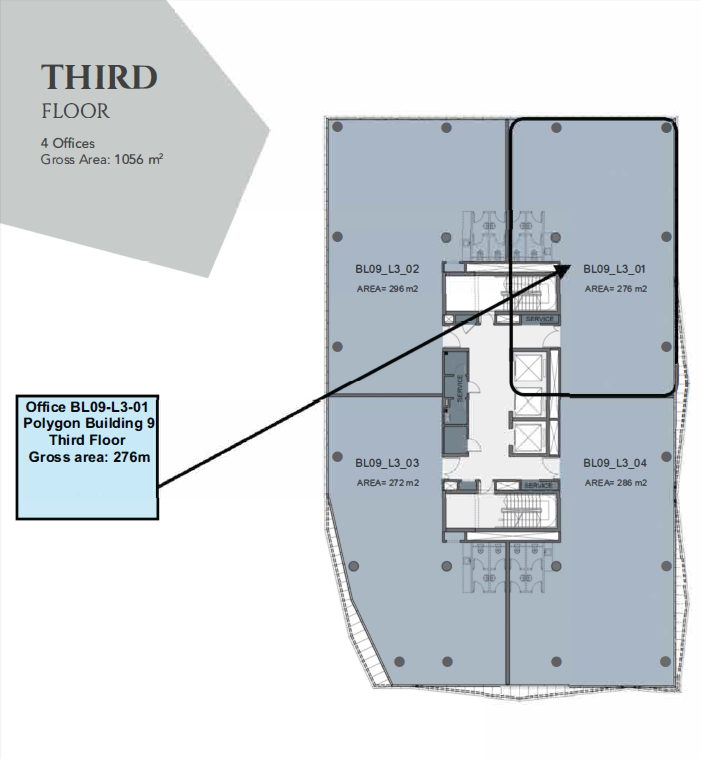 Floor plan for  at The Polygon