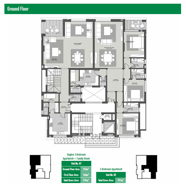 Floor plan for apartment at One 16