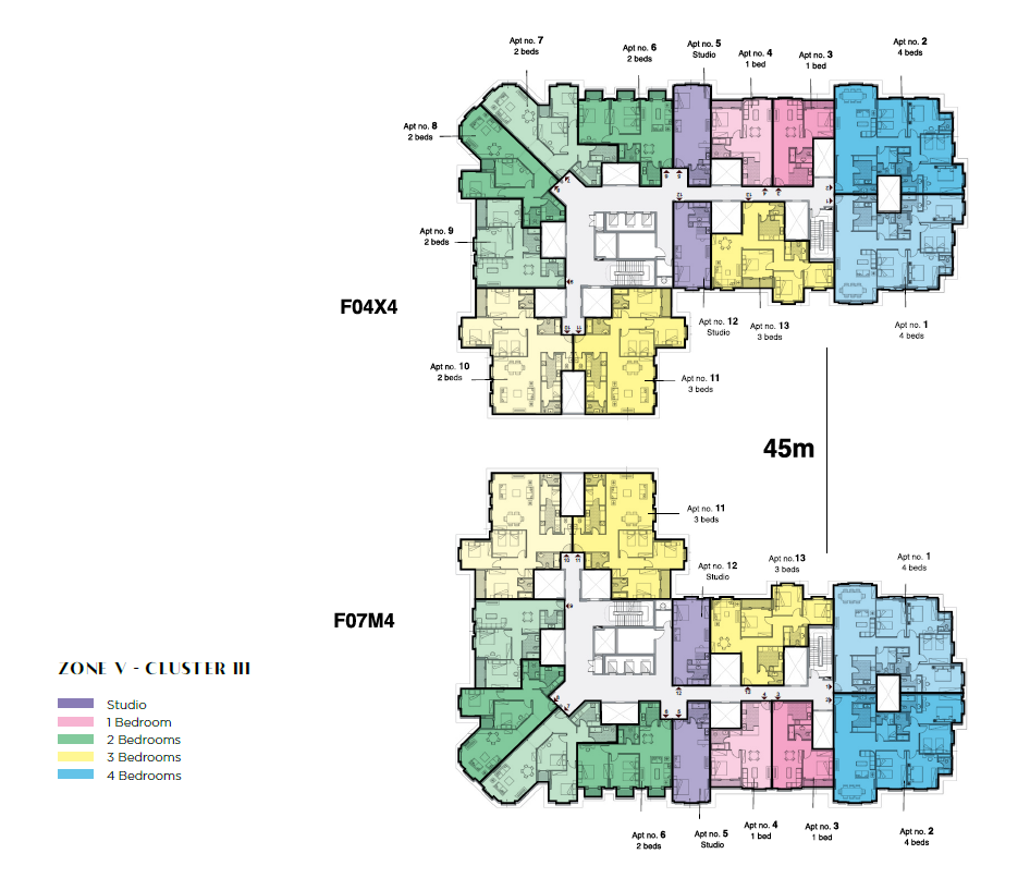Floor plan for apartment at Il Latini SED