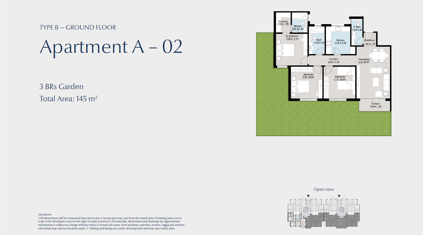 Floor plan for apartment at Bluetree