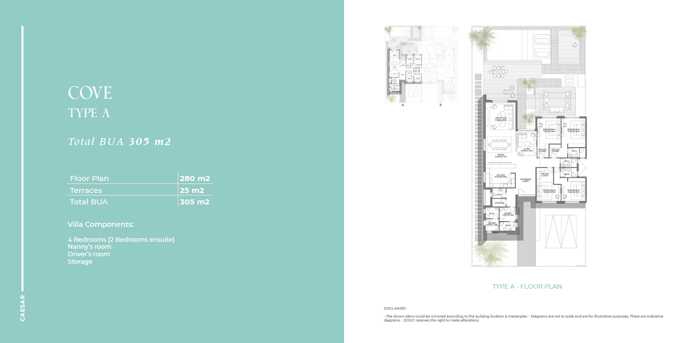 Floor plan for  at Caesar