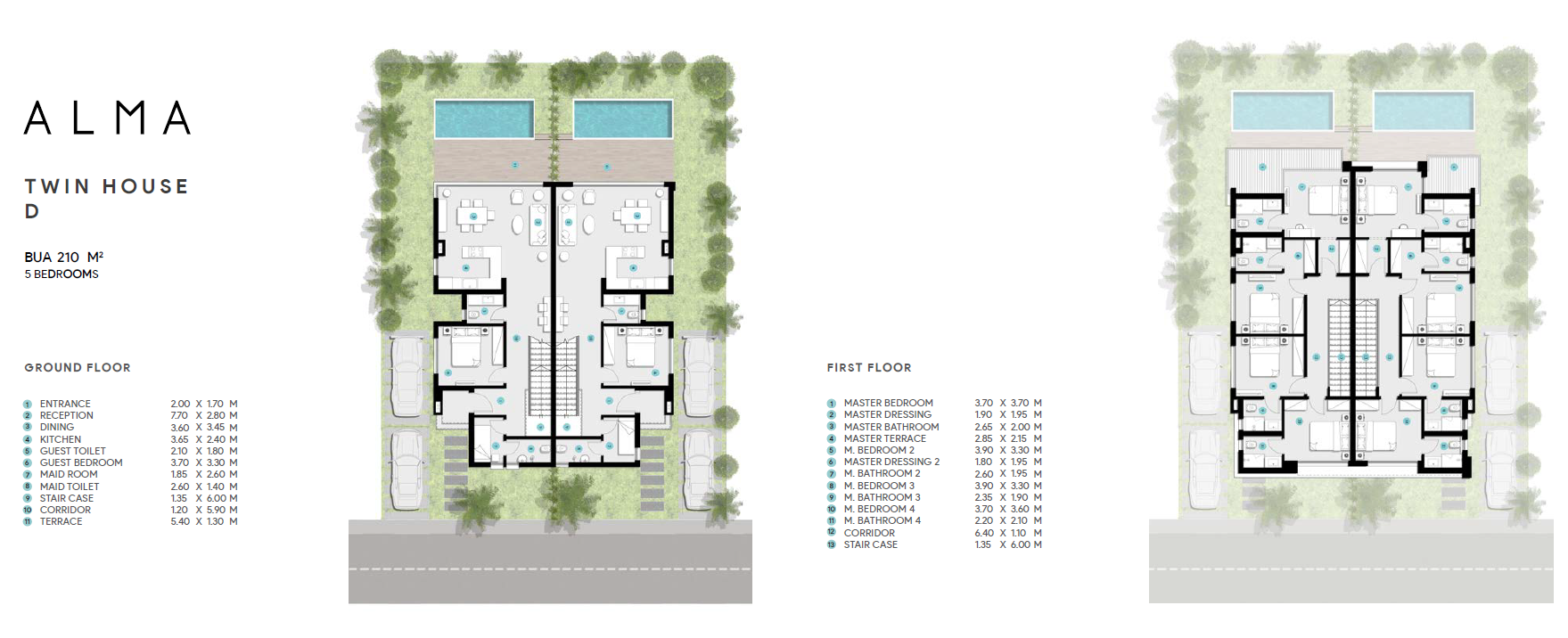 Floor plan for  at Azha North Coast
