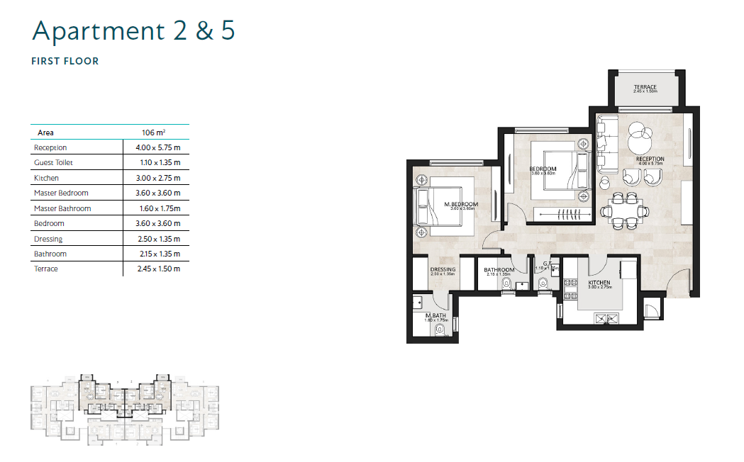 Floor plan for apartment at Garden Lakes