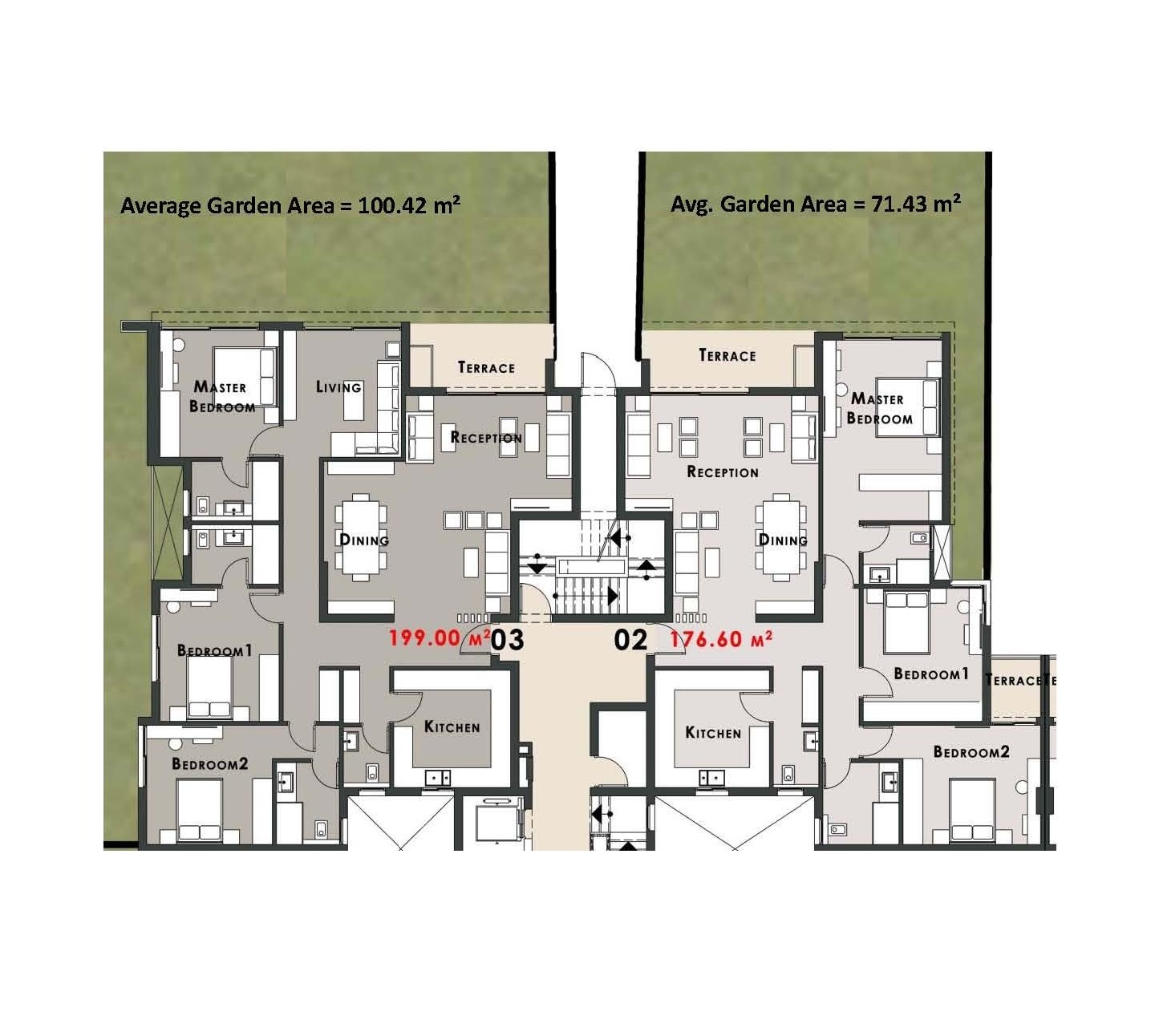 Floor plan for apartment at Cyan