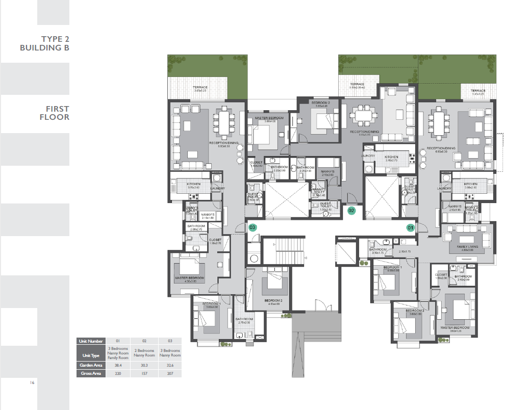 Floor plan for apartment at Allegria Residence