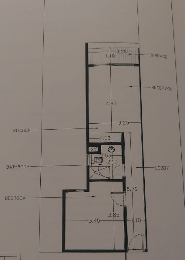 Floor plan for chalet at Carnelia
