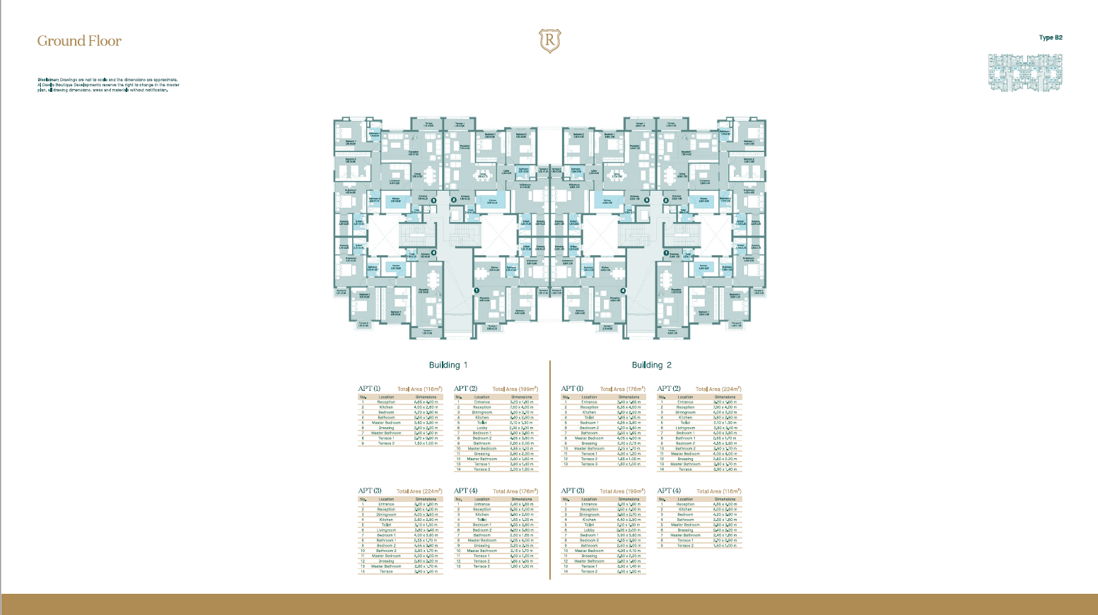 Floor plan for apartment at Regent's Square