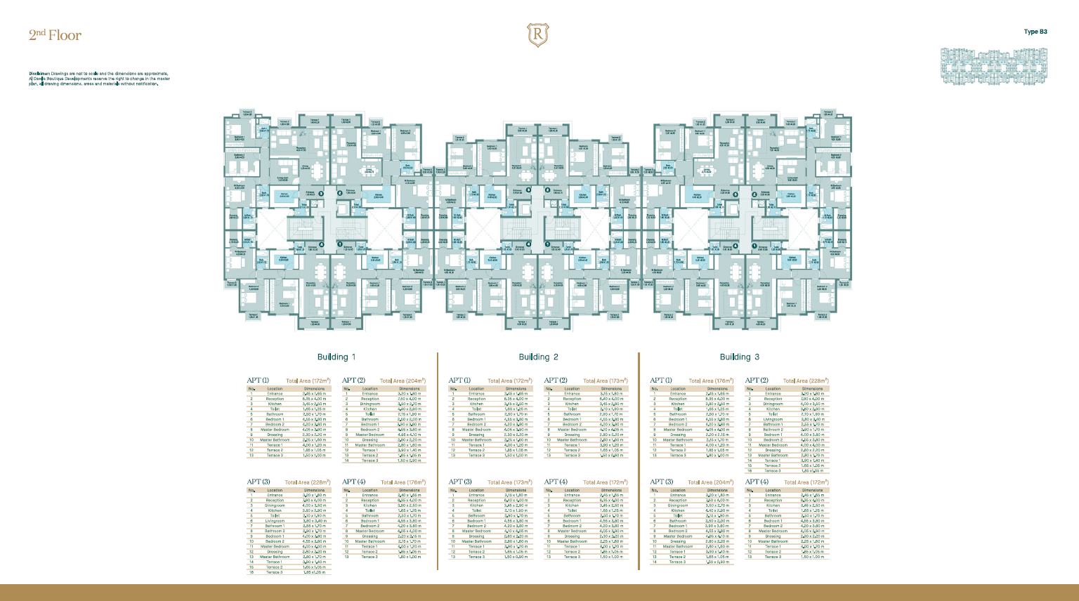 Floor plan for apartment at Regent's Square