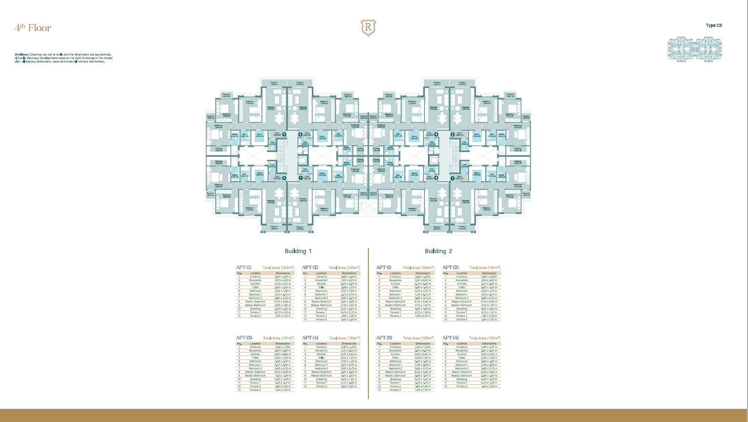 Floor plan for apartment at Regent's Square