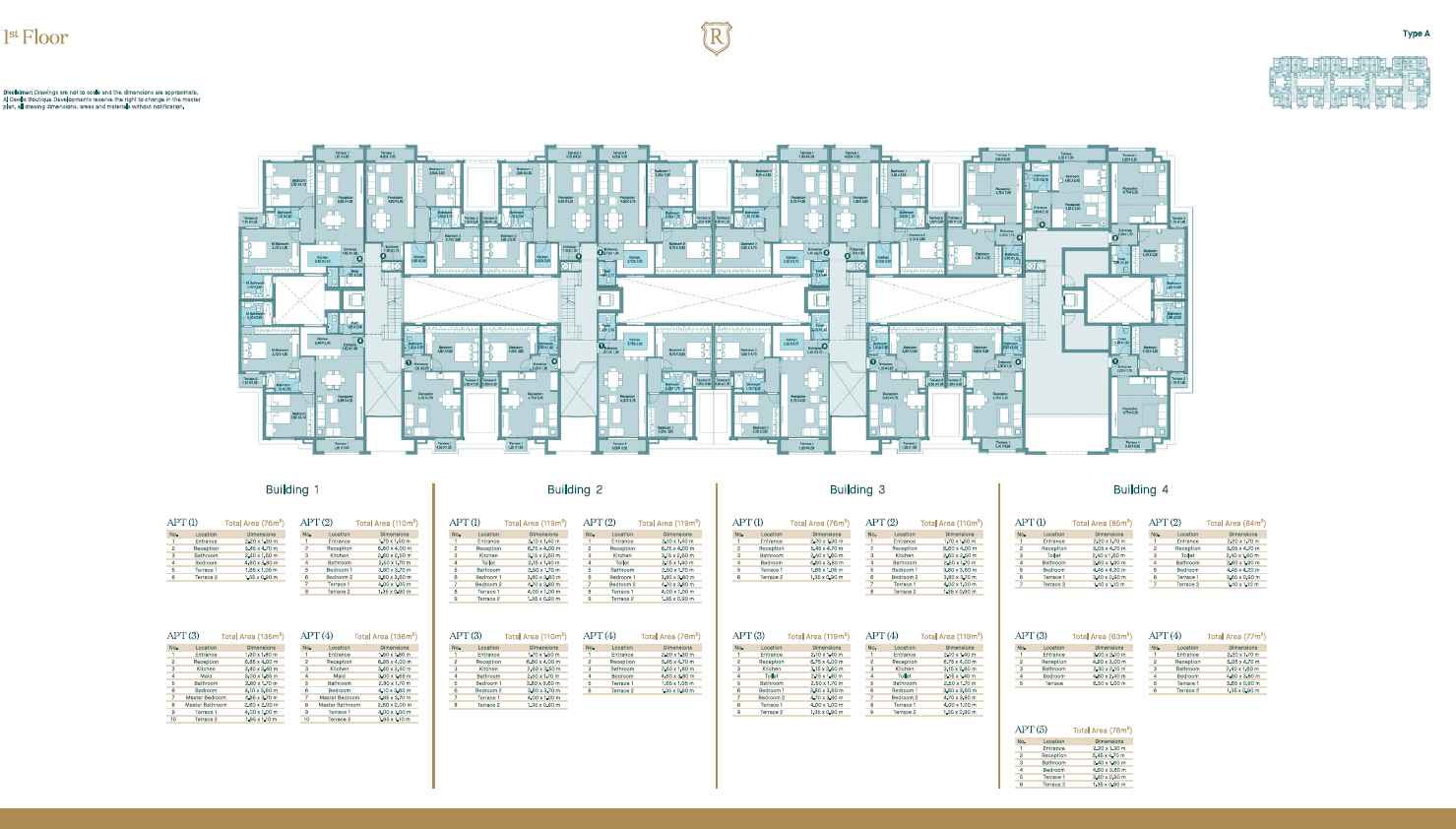 Floor plan for apartment at Regent's Square