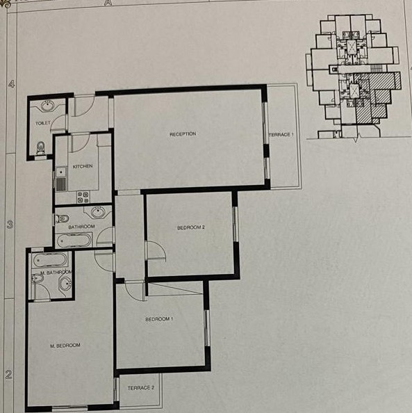 Floor plan for apartment at Mountain View ICity New Cairo