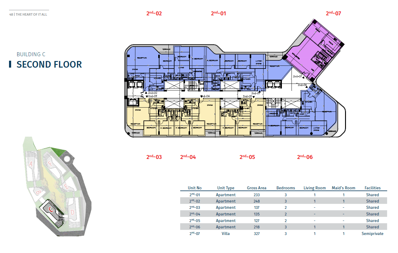 Floor plan for apartment at Bloomfields
