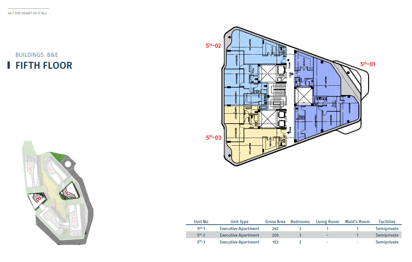 Floor plan for apartment at Bloomfields