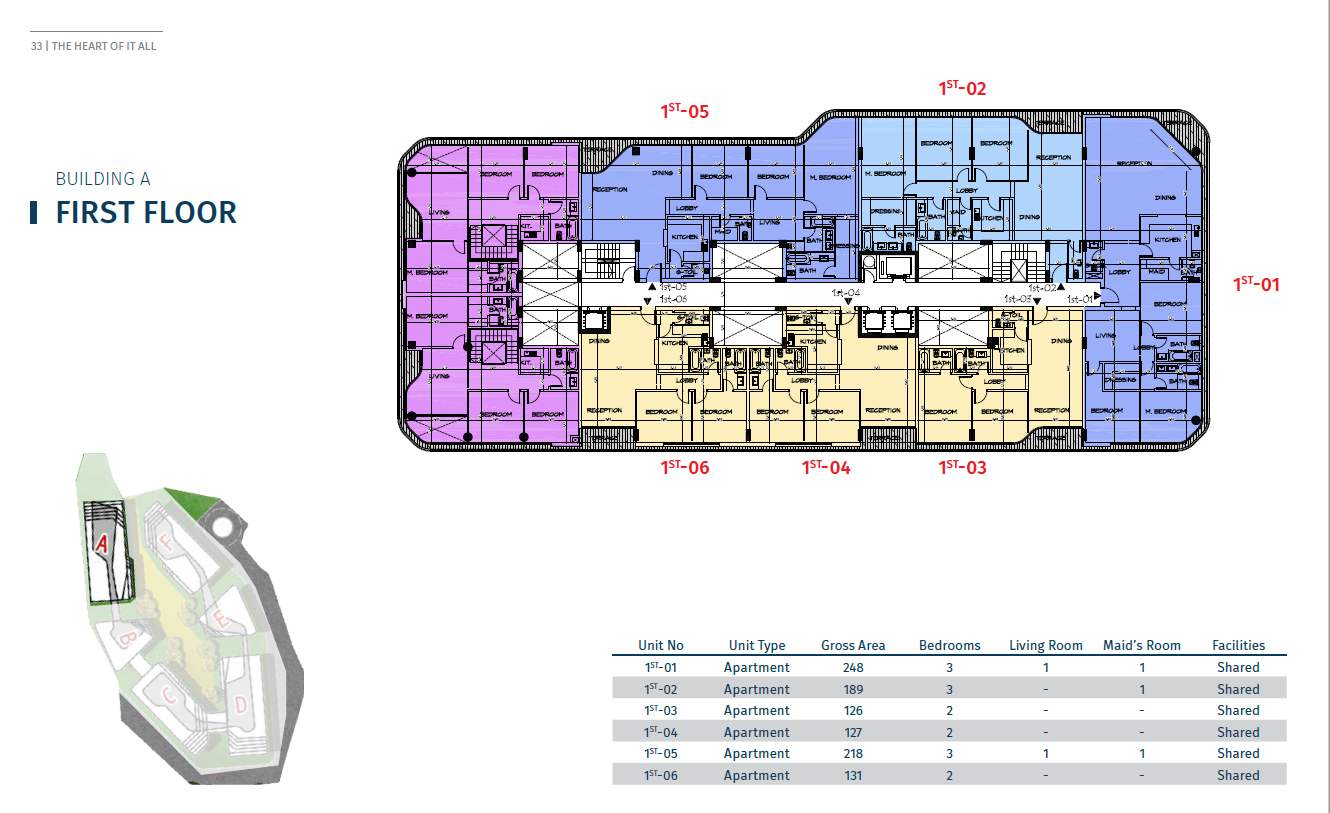 Floor plan for apartment at Bloomfields