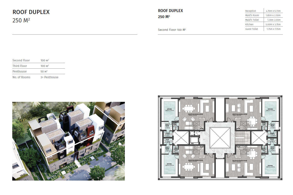 Floor plan for duplex at Bloomfields