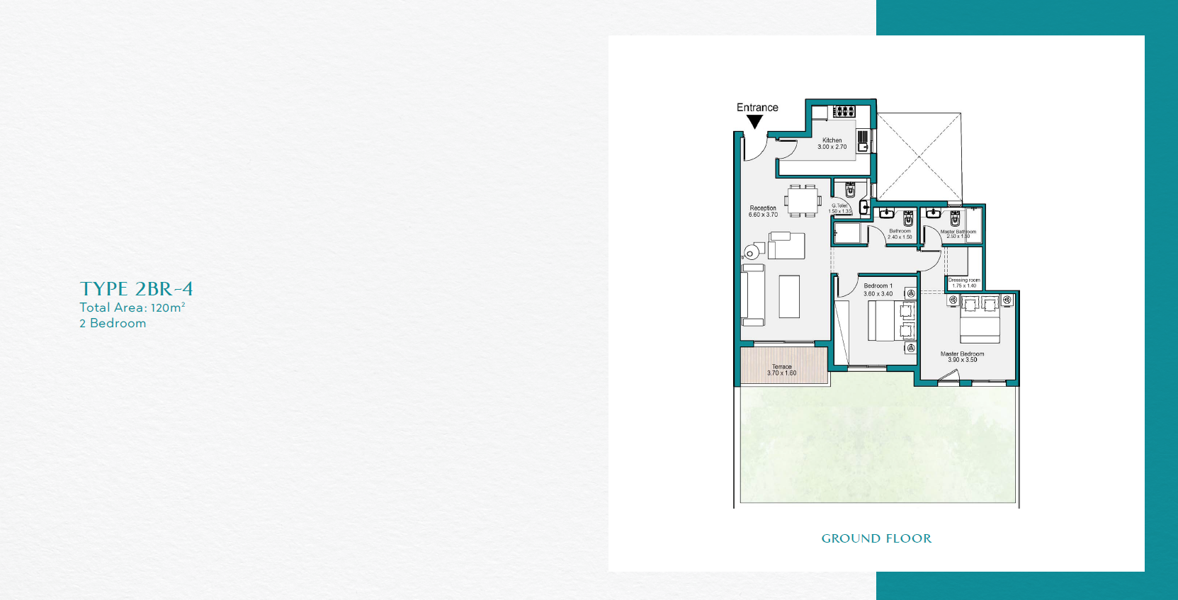 Floor plan for apartment at Bloomfields