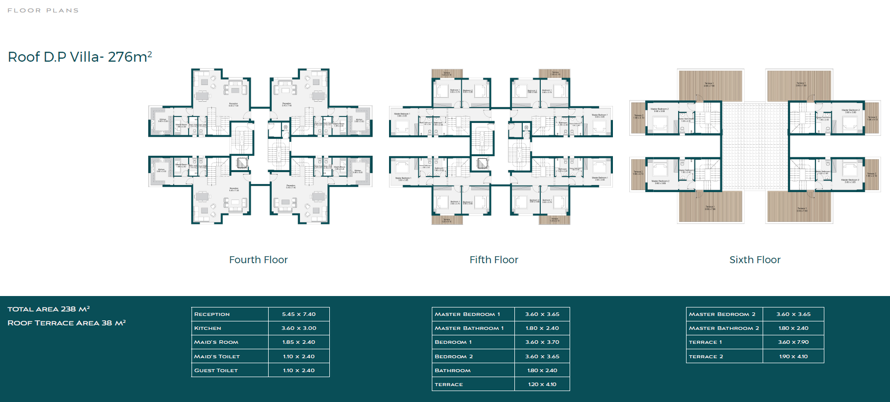 Floor plan for duplex at Bloomfields