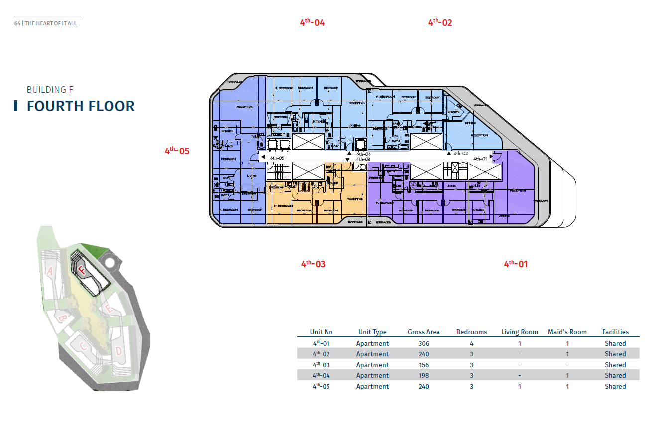 Floor plan for apartment at Bloomfields