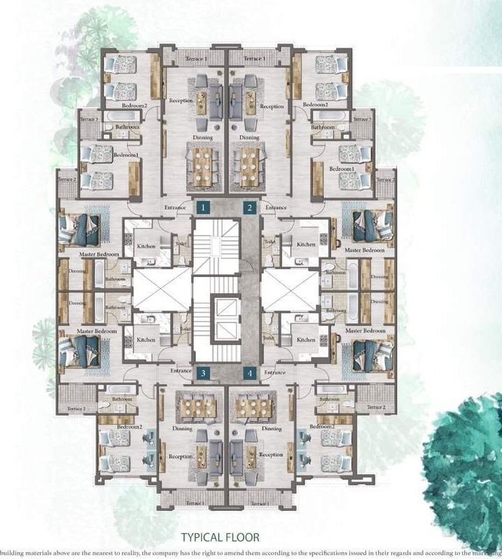 Floor plan for apartment at L’Avenir