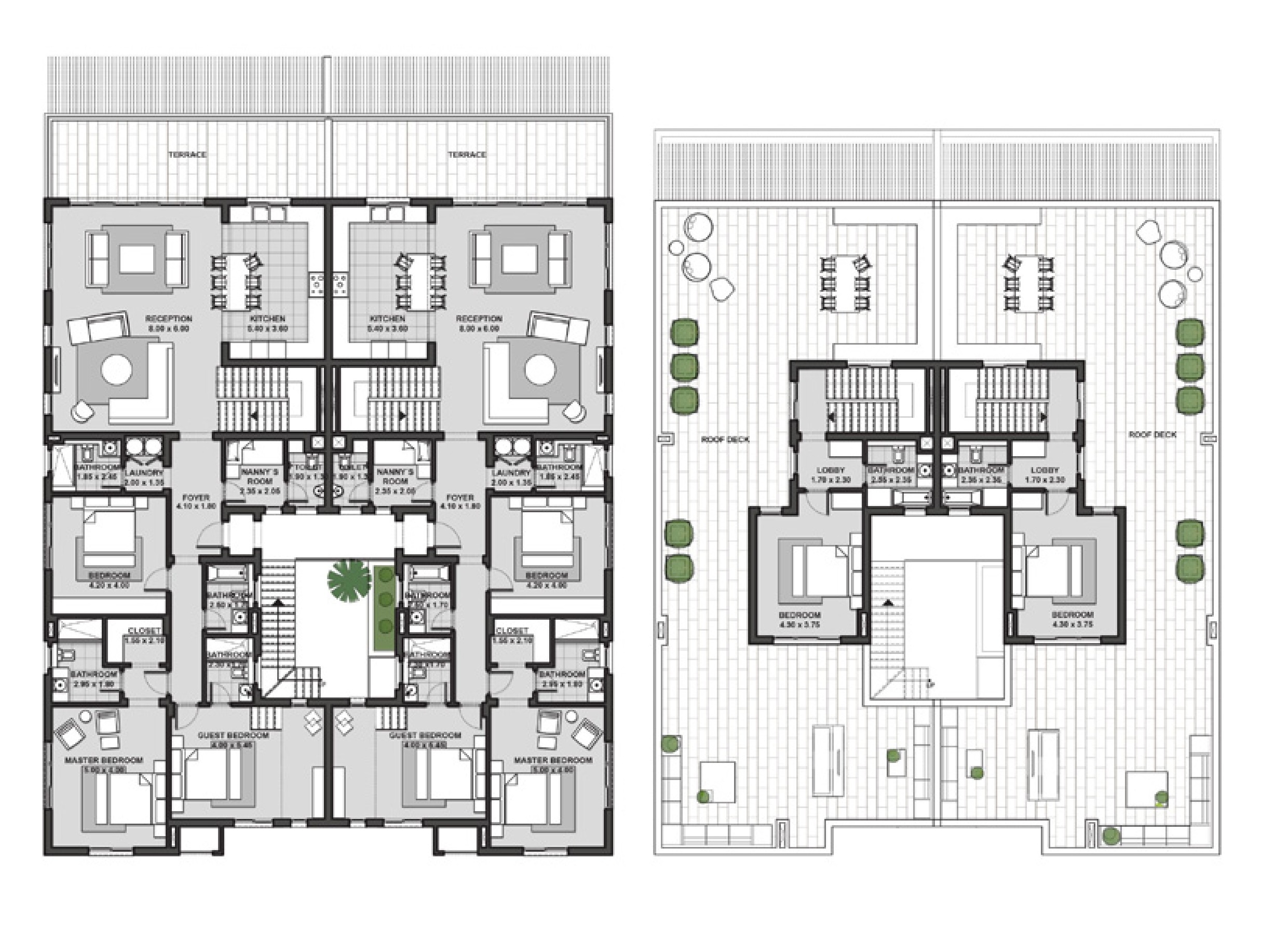 Floor plan for chalet at Caesar
