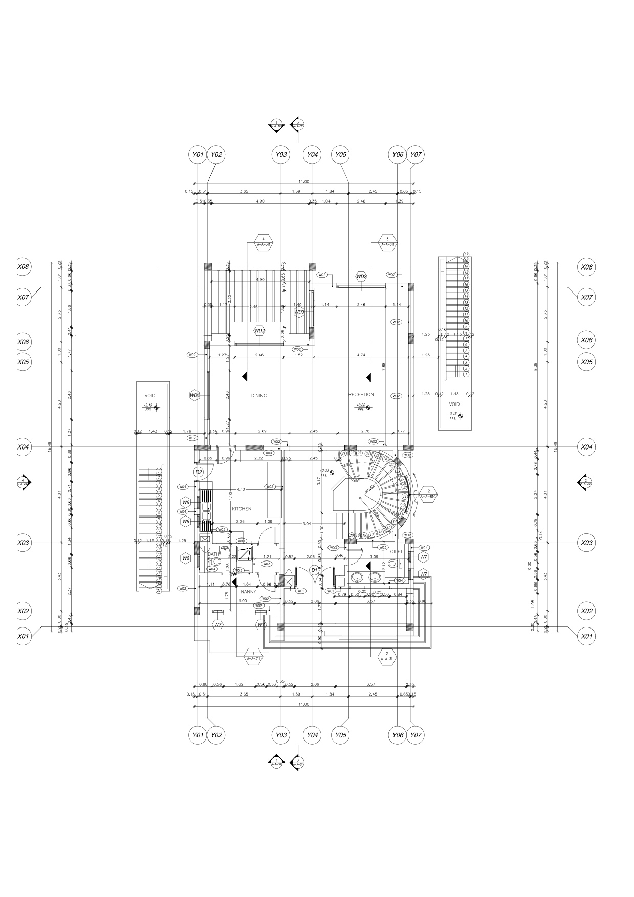 Floor plan for villa at Palm Hills Golf Extension