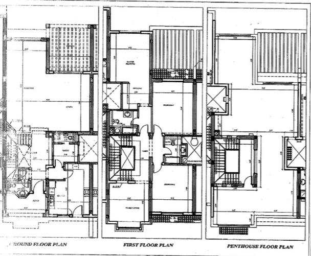 Floor plan for townhouse at Palm Hills Golf Views