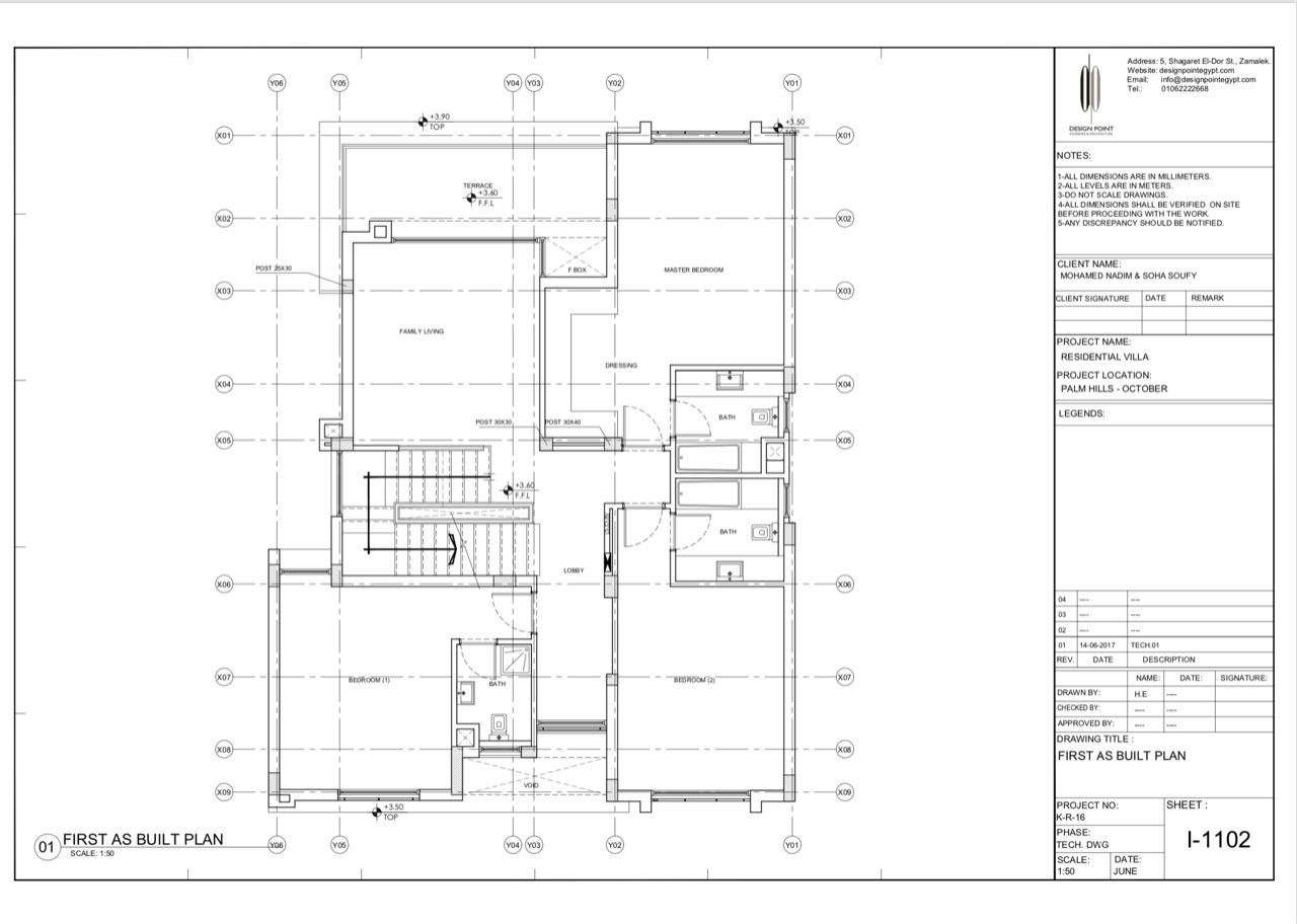 Floor plan for villa at Palm Hills Katameya Extension (PK2)
