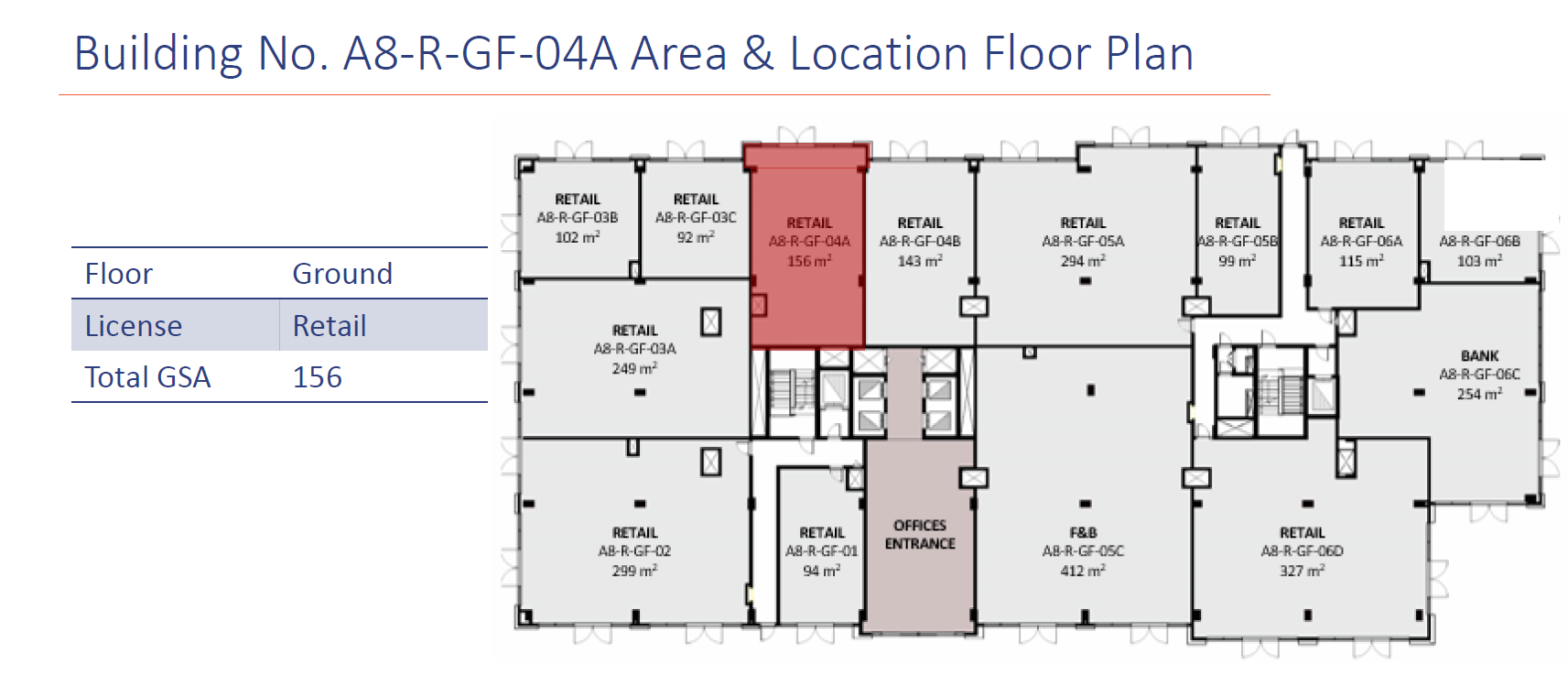 Floor plan for  at Golden Gate