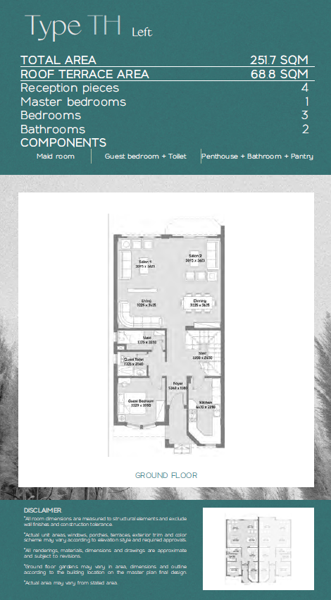 Floor plan for villa at Ashgar City