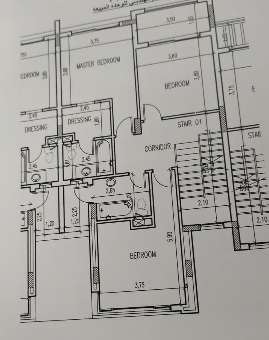 Floor plan for townhouse at Etapa