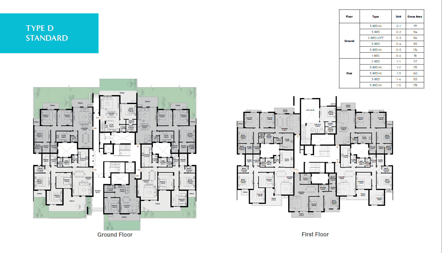 Floor plan for apartment at O West Orascom