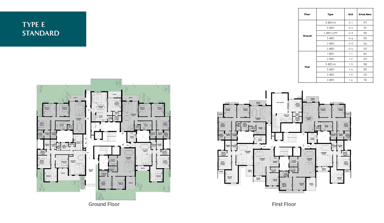 Floor plan for apartment at O West Orascom