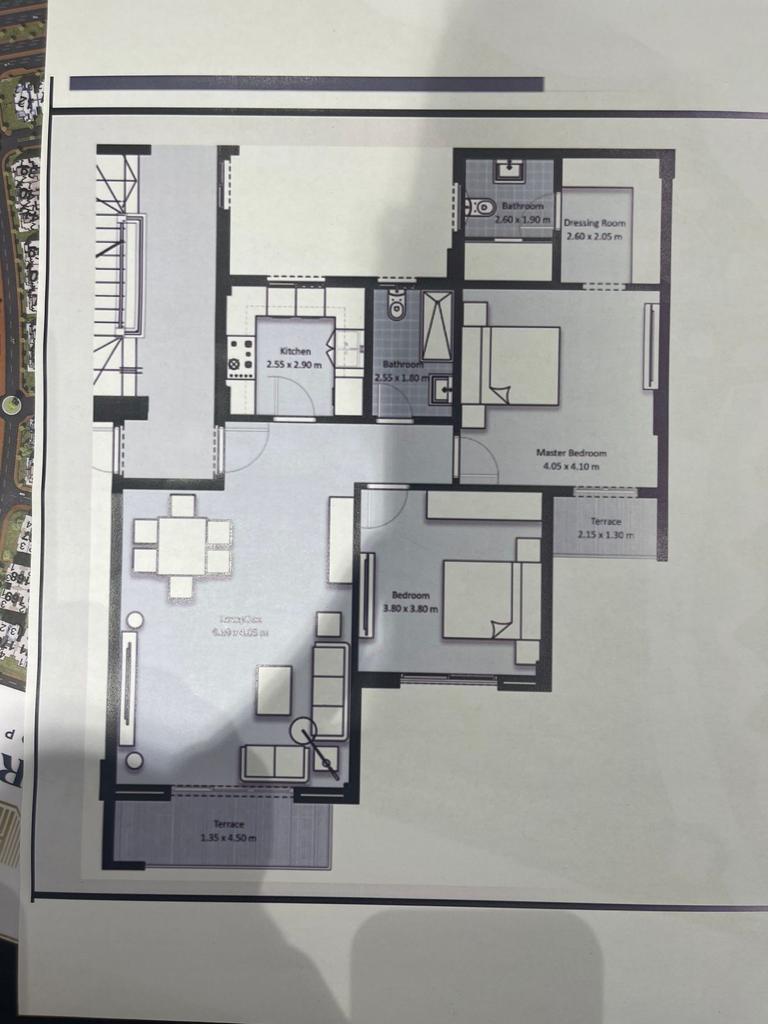 Floor plan for apartment at Fifth Square Al Marasem