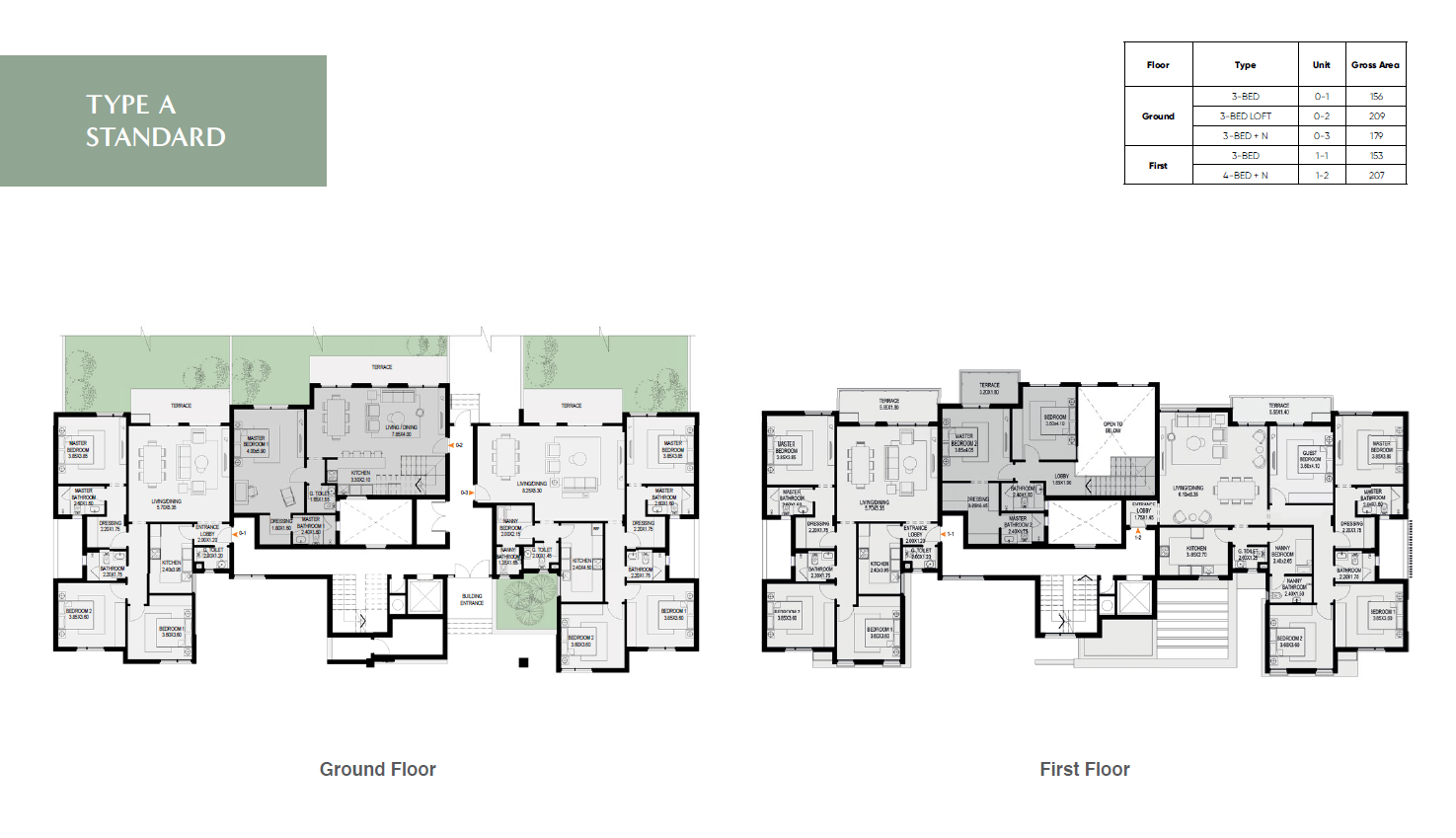 Floor plan for apartment at O West Orascom