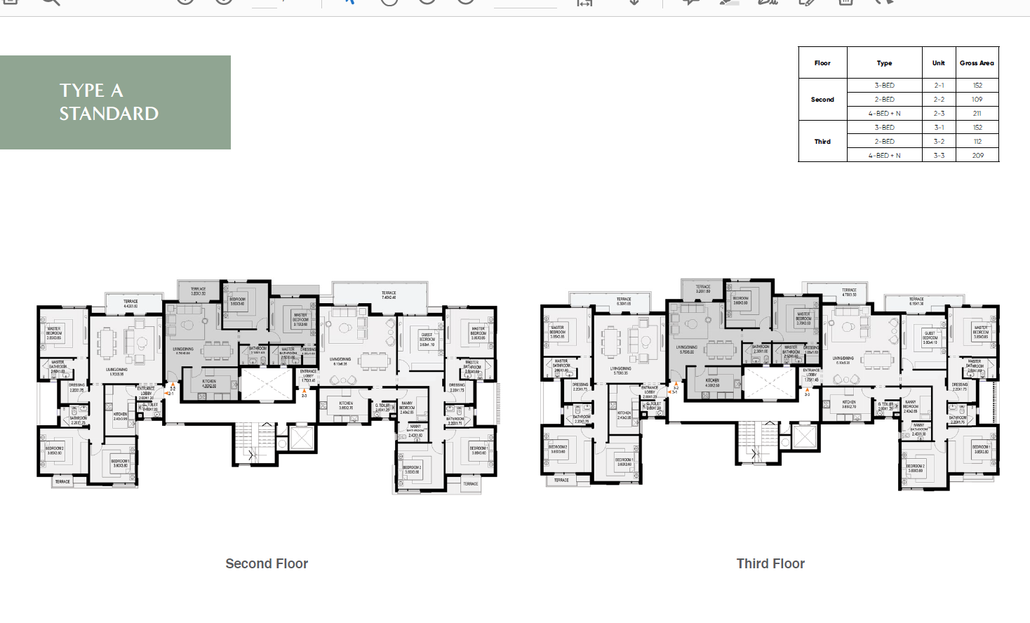 Floor plan for apartment at O West Orascom