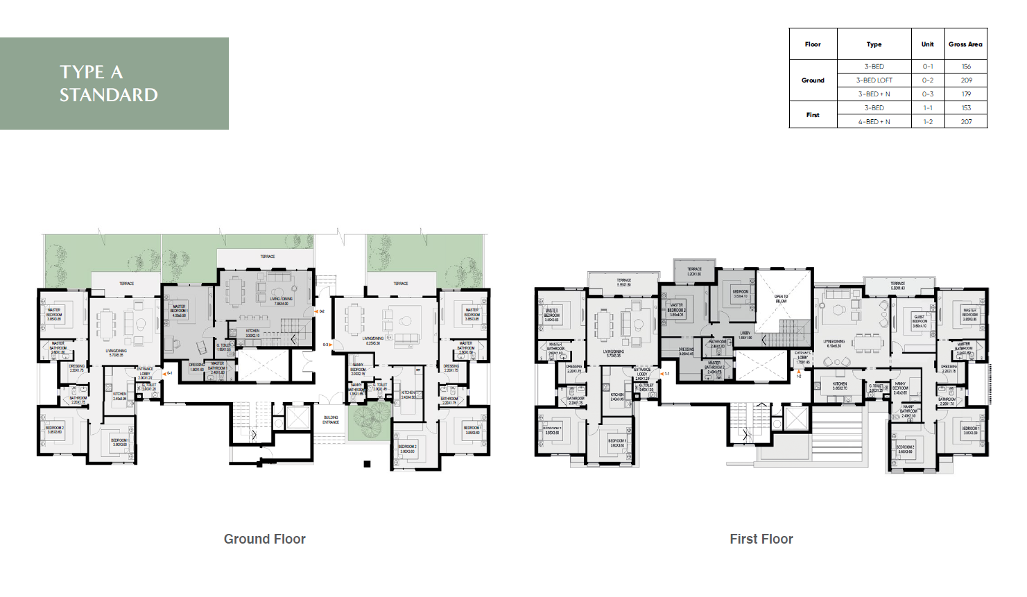 Floor plan for apartment at O West Orascom