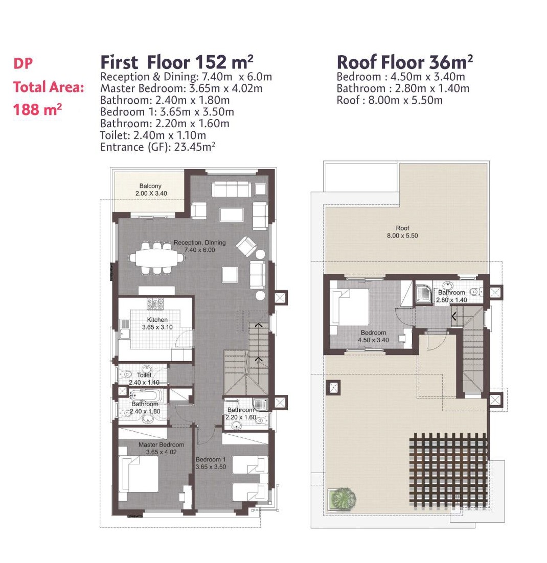 Floor plan for duplex at JEDAR