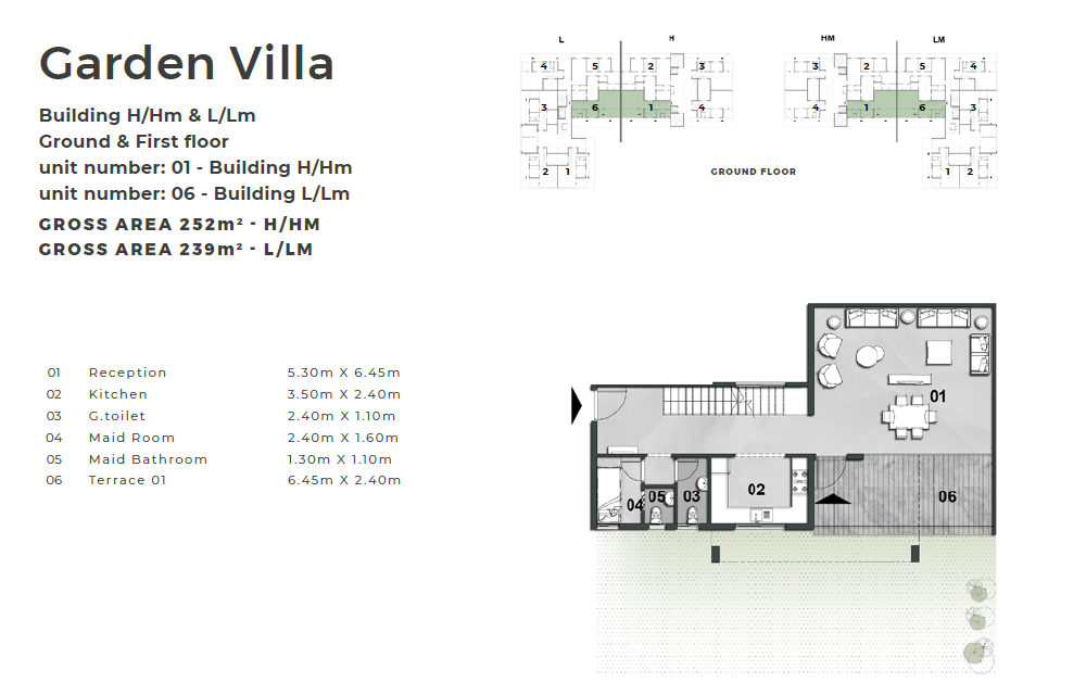 Floor plan for duplex at Il Bosco City