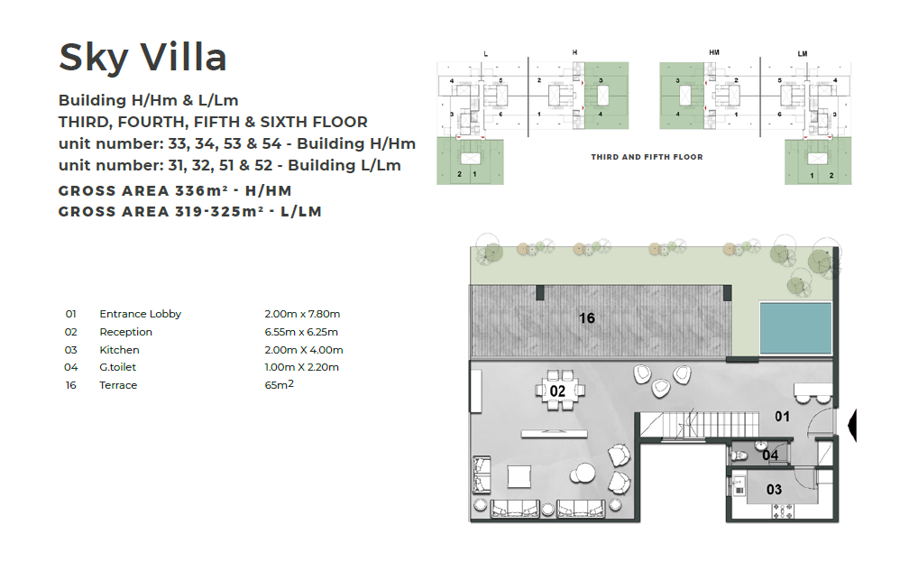 Floor plan for duplex at Il Bosco City