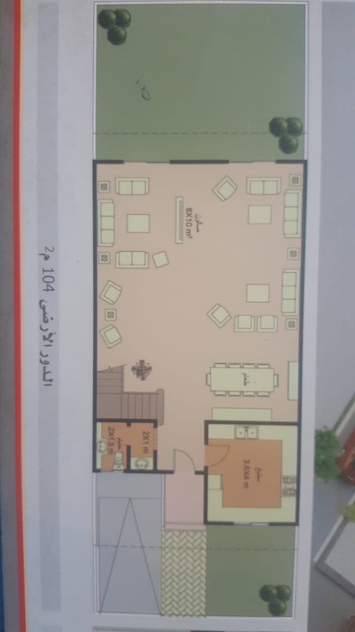 Floor plan for townhouse at Continental Residence