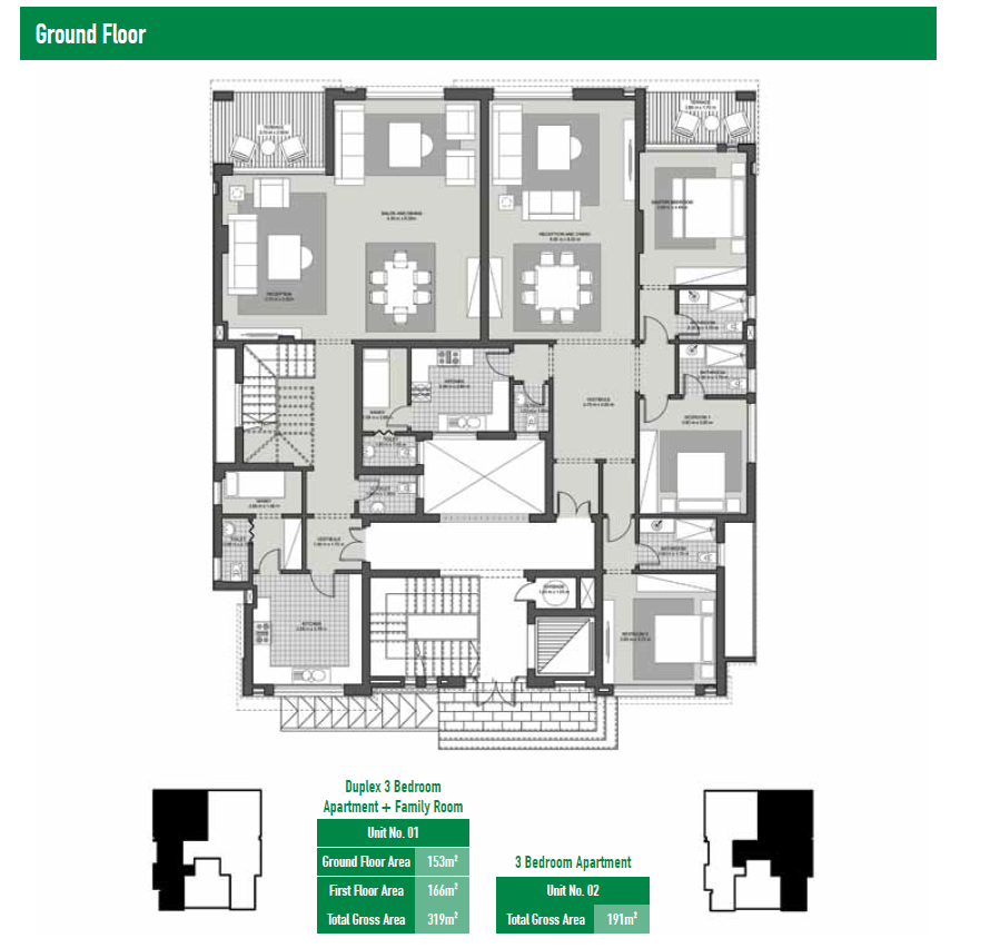 Floor plan for apartment at One 16