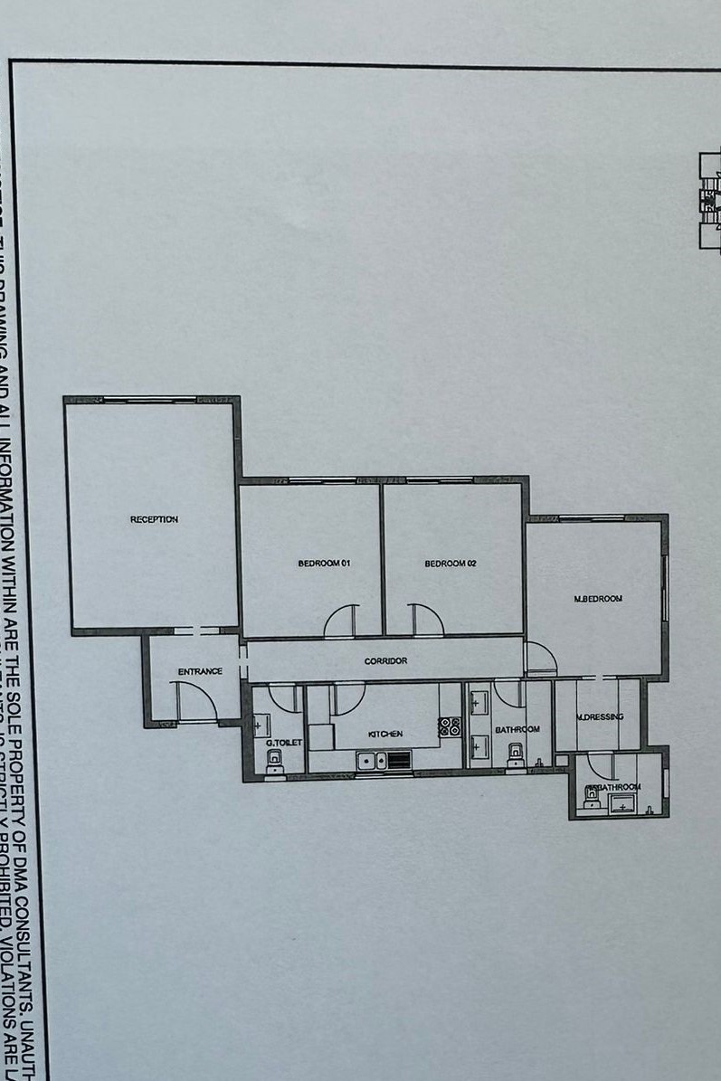 Floor plan for apartment at Mountain View ICity New Cairo