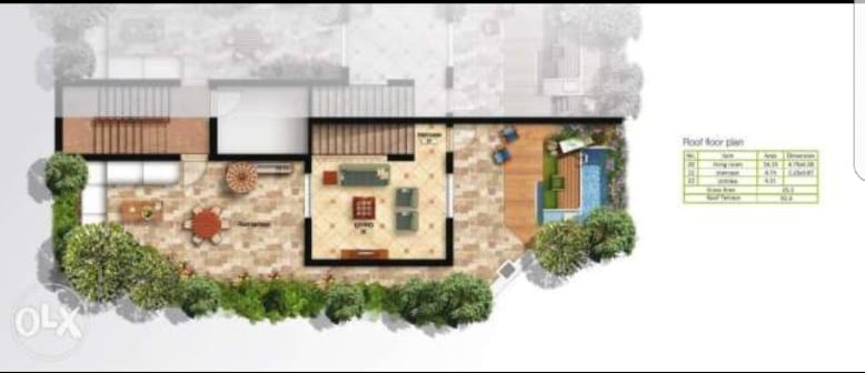 Floor plan for duplex at Mountain View Hyde Park